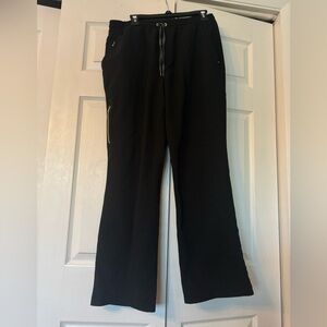 Jaanuu Gold Zipper Scrub bottoms